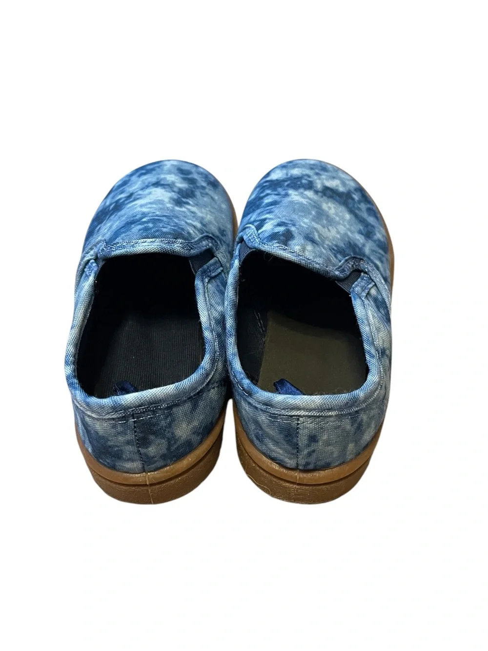 Oshkosh Kids Slip-On Canvas Shoes in Blue Tie-Dye Size 11 EUC